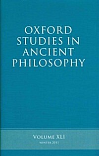Oxford Studies in Ancient Philosophy, Volume 41 (Hardcover)