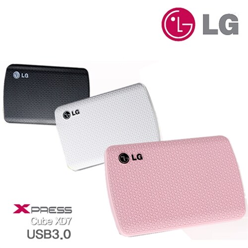 LG 2.5 외장하드Xpress Cube XD7 USB3.0 / 1TB SATA HDD