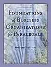 Foundations of Business Organizations for Paralegals (Paperback)