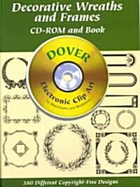 Decorative Wreaths and Frames CD-ROM and Book (Paperback)