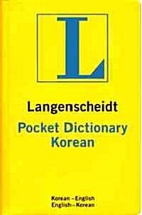 [중고] Langenscheidt‘s Pocket Dictionary Korea (Paperback)