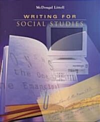 Writing for Social Studies (Paperback)