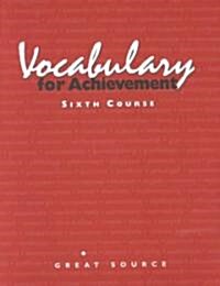 Vocabulary for Achievement (Paperback)