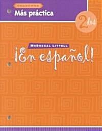 En Espanol! Mas Practica Cuaderno Level 2 (Paperback)