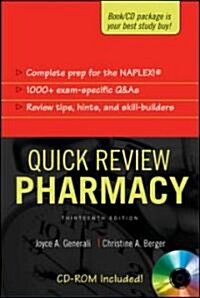 Quick Review: Pharmacy, Thirteenth Edition (Paperback, 13, Revised)