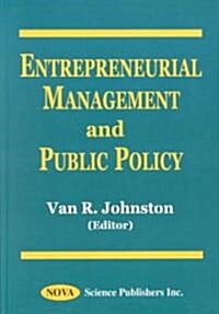 Entrepreneurial Management and Public Policy (Hardcover)
