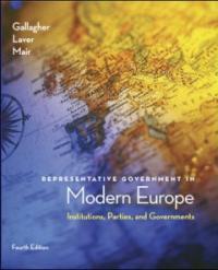 Representative government in modern Europe 4th ed