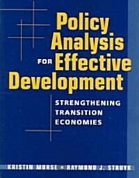 Policy Analysis for Effective Development (Paperback)