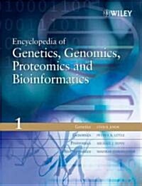 [중고] Encyclopedia of Genetics, Genomics, Proteomics and Bioinformatics, 8 Volume Set (Hardcover)