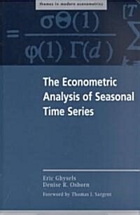 [중고] The Econometric Analysis of Seasonal Time Series (Hardcover)