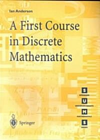 [중고] A First Course in Discrete Mathematics (Paperback, 2002 ed.)