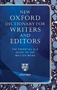 New Oxford Dictionary for Writers And Editors (Hardcover, 2nd)