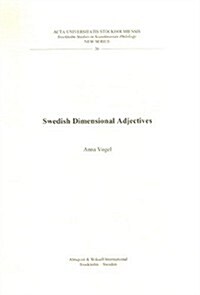 Swedish Dimensional Adjectives (Paperback, Illustrated)