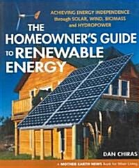 [중고] The Homeowner‘s Guide to Renewable Energy (Paperback)