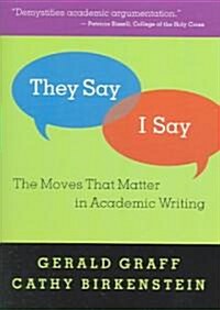 They Say / I Say (Paperback)