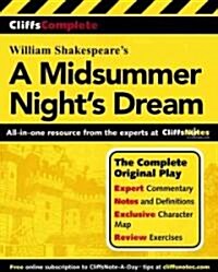 Cliffscomplete Shakespeares a Midsummer Nights Dream (Paperback)