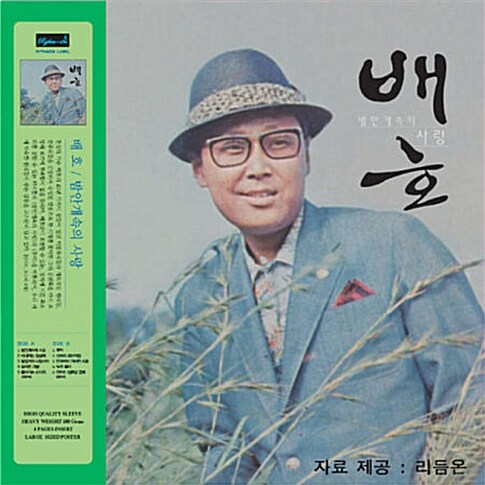 배호 - 밤안개속의 사랑 [LP]