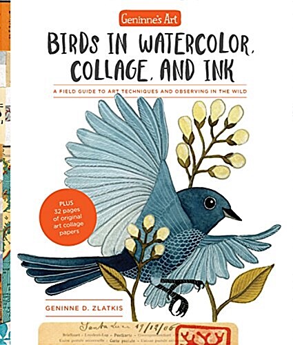 Geninnes Art: Birds in Watercolor, Collage, and Ink: A Field Guide to Art Techniques and Observing in the Wild (Paperback)