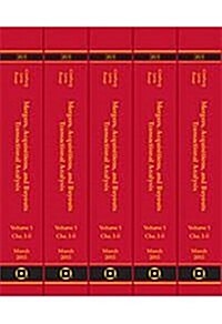Mergers, Acquisitions, and Buyouts: September 2017: Five-Volume Print Set (Paperback)