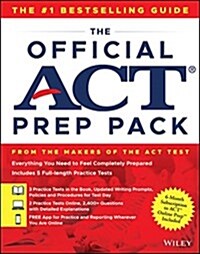 The Official ACT Prep Pack with 5 Full Practice Tests (3 in Official ACT Prep Guide + 2 Online) (Paperback)