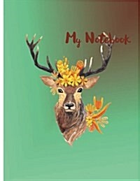 My Notebook: Unlined Notebook - Large (8.5 x 11 inches) - 100 Pages (Paperback)