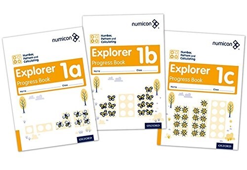 Numicon: Number, Pattern and Calculating 1 Explorer Progress Books ABC (Mixed pack) (Paperback)