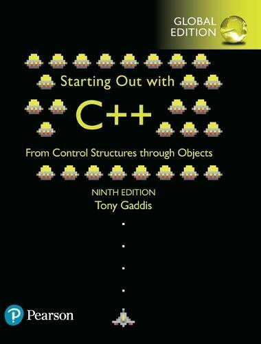 Starting Out with C++ from Control Structures through Objects, Global Edition (Paperback, 9 ed)