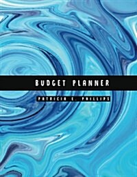 Budget Planner: Bright Blue Large Budget Planner: Expense Tracker for 24 Months: Graph Paper Included (Paperback)