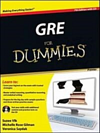 GRE for Dummies [With CDROM] (Paperback, 7, Premier)