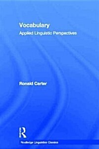 Vocabulary : Applied Linguistic Perspectives (Hardcover)