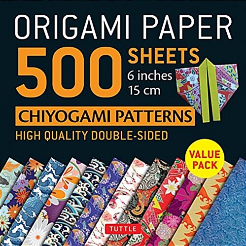 Origami Paper 500 Sheets Chiyogami Patterns 6 15cm: Tuttle Origami Paper: High-Quality Double-Sided Origami Sheets Printed with 12 Different Designs (Other)