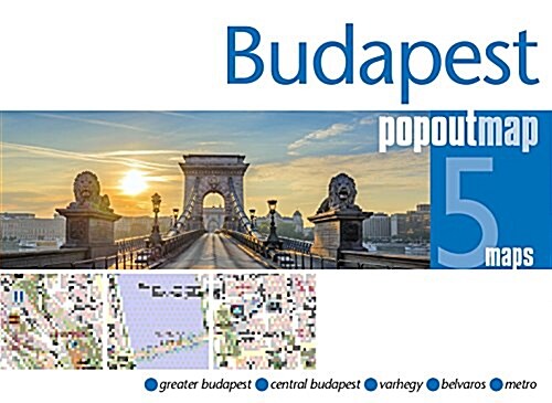 Budapest PopOut Map (Sheet Map, folded)