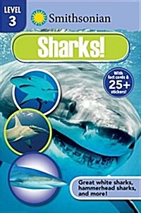 [중고] Smithsonian Reader Level 3: Sharks! (Paperback)