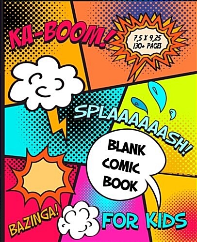 Make Your Own Comic Book: Blank Comic Book Pages for Kids (Medium): Travel Sized Journal Notebook for Manga Artists to Create Your Own Comic (Ov (Paperback)