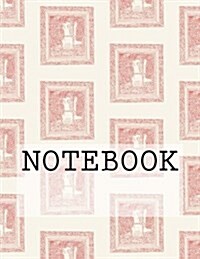 Notebook: Grot Window (Red), Lake District. Squared (8.5 X 11): Squared Paper Notebook (Paperback)