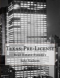 Texas: Pre-License: Real Estate Finance (Paperback)