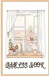 Address Book: Window for Contacts, Addresses, Phone Numbers, Emails & Birthday. Alphabetical Organizer Journal Notebook (Address Boo (Paperback)