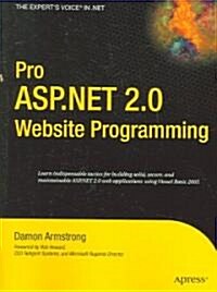 Pro ASP.Net 2.0 Website Programming (Paperback, 2005)