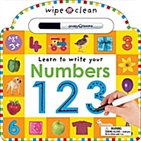 [중고] Numbers 1 2 3 [With Erasable Marker] (Board Books)