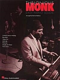 Thelonious Monk - Easy Piano Solos (Paperback)