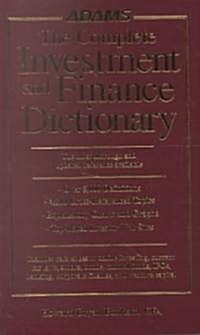 The Complete Investment and Finance Dictionary (Paperback)