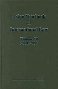 Asian Yearbook of International Law, Volume 10 (2001-2002) (Hardcover)