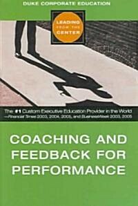 Coaching and Feedback for Performance (Hardcover)