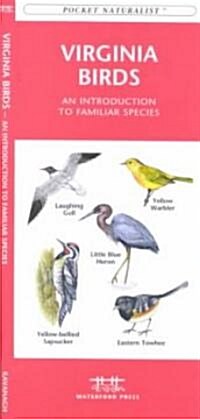 Virginia Birds: A Folding Pocket Guide to Familiar Species (Paperback)