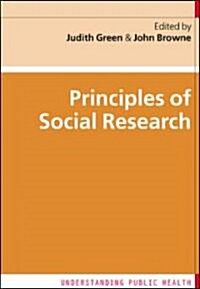 Principles of Social Research (Paperback)