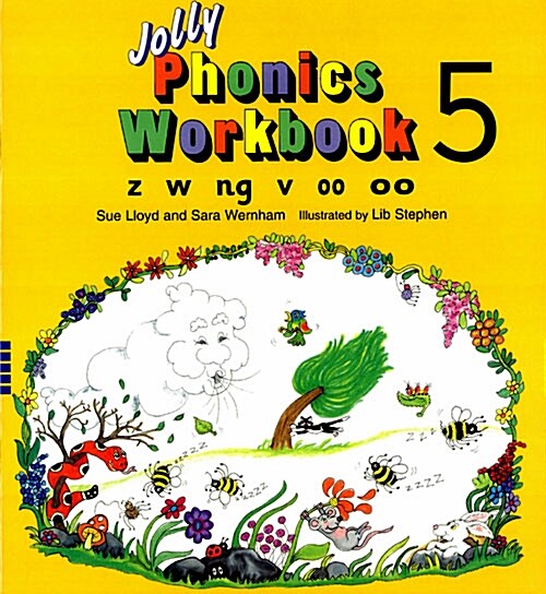 Jolly Phonics Workbook 5 : in Precursive Letters (British English edition) (Paperback, UK ed.)