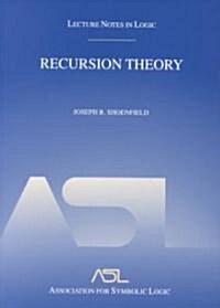 Recursion Theory: Lecture Notes in Logic 1 (Paperback, UK)