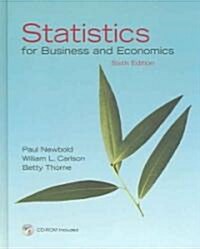 Statistics for Business And Economics (Hardcover, CD-ROM, 6th)