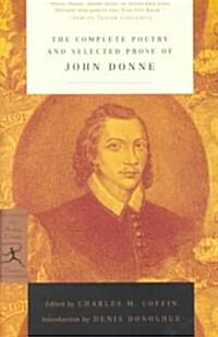 [중고] The Complete Poetry and Selected Prose of John Donne (Paperback)