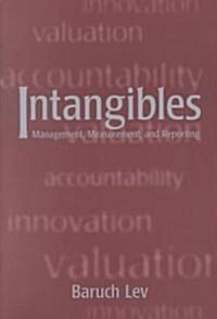 [중고] Intangibles: Management, Measurement, and Reporting (Paperback)